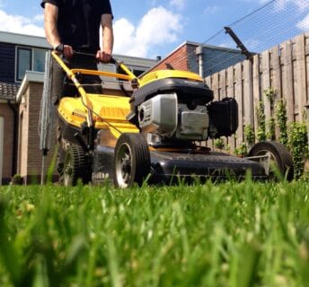 maaien voor onderhoud van uw gazon